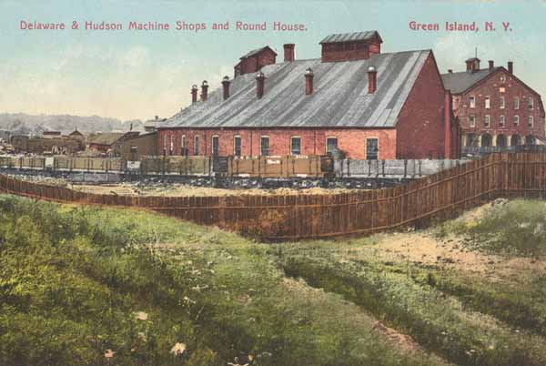 Delaware & Hudson Machine Shops and Round House, Green Island, New York