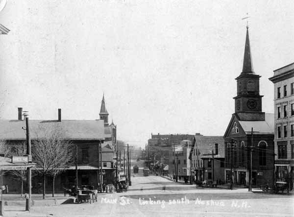 Main Street looking south, Nashua, New Hampshire