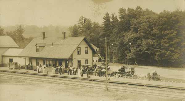 Railroad Station, Bradford, New Hampshire