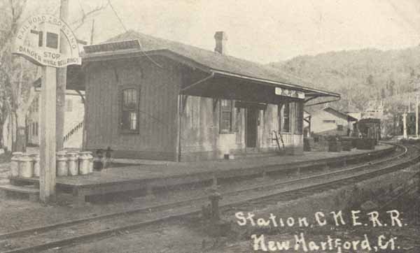 Station, Central New England Railroad, New Hartford, Connecticut
