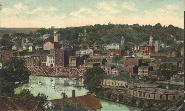 Norwich, Connecticut from Lorraine Hill