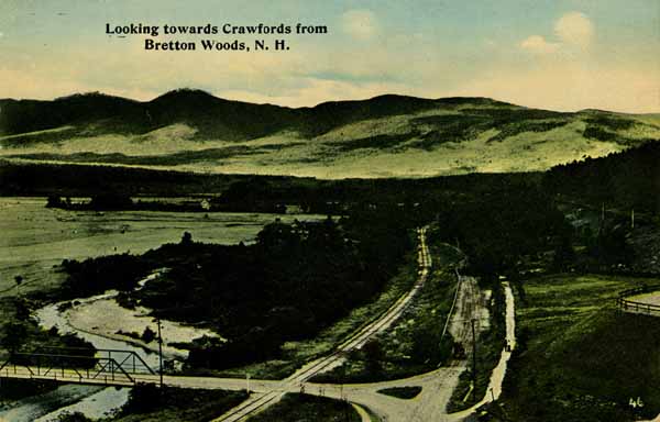 Looking towards Crawfords from Bretton Woods, New Hampshire