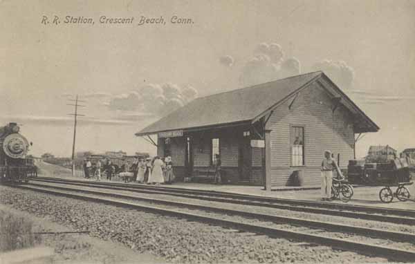 Railroad Station, Crescent Beach, Connecticut
