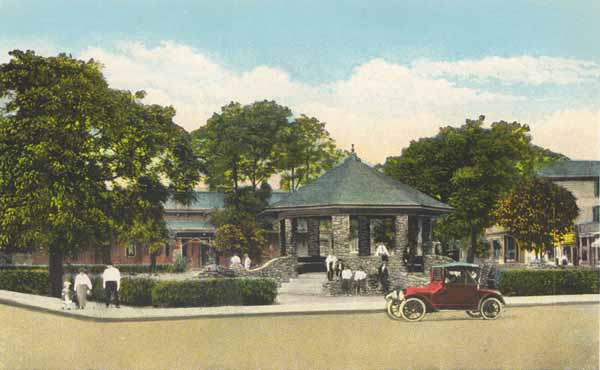 Band Stand near Railroad Depot, Wallingford, Connecticut