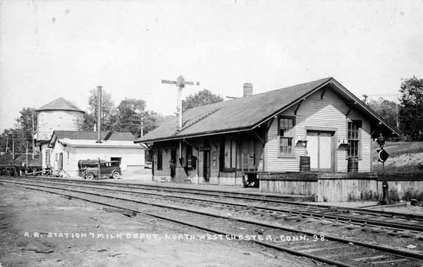 Railroad Station and Milk Depot, North Westchester, Connecticut