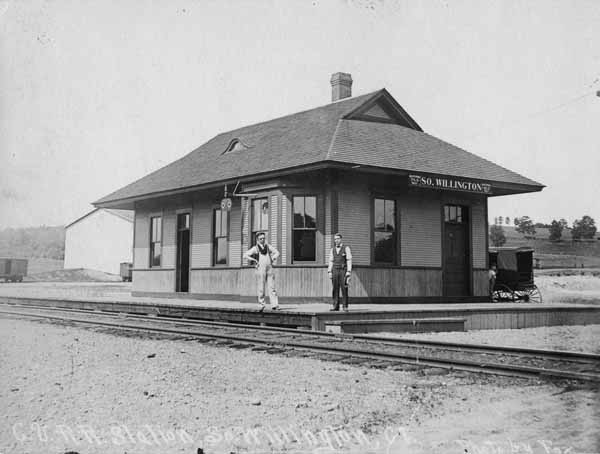Railroad Station, South Willington, Connecticut