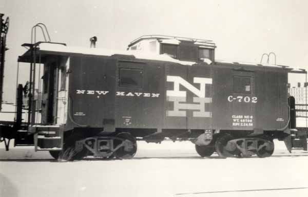 New Haven Railroad caboose C-702