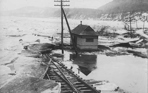 Winter flood damage