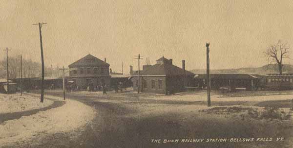 The Boston & Maine Railway Station, Bellows Falls, Vermont