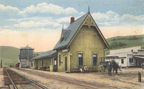 Railroad Station, Worcester, New York