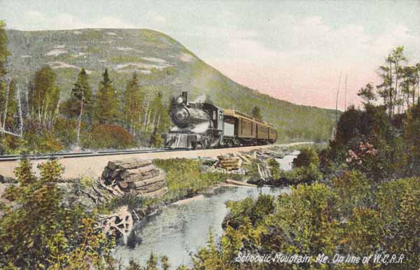 Schoodic Mountain, Maine. On Line of Washington County Railroad.