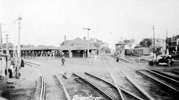 Railroad Station, Braintree, Massachusetts