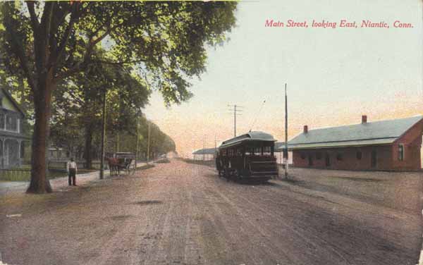 Main Street, looking East, Niantic, Connecticut