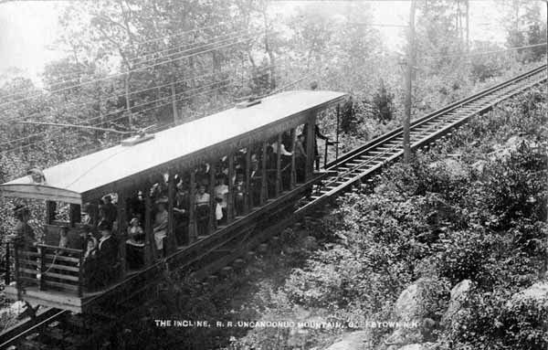 The Incline Railroad, Uncanoonuc Mountain, Goffstown, New Hampshire