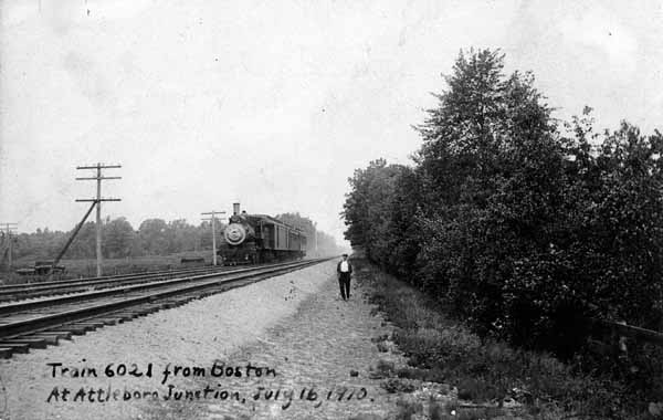 8:15 Train 6021 from Boston at Attleboro Junction, July 16, 1910