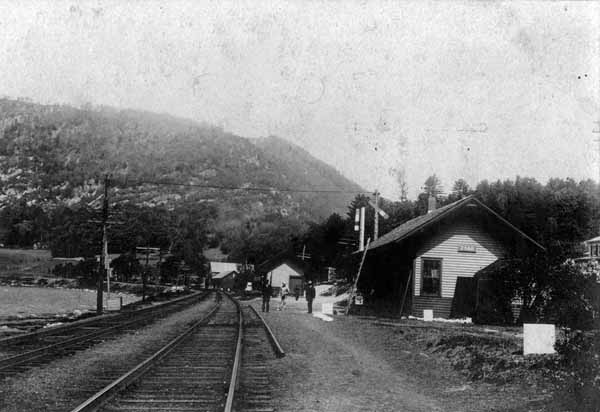 Railroad Station, Zoar, Massachusetts
