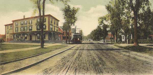 Hotel Sanford and Main Street, Sanford, Maine