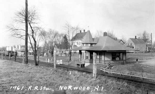 Railroad Station, Norwood, Rhode Island
