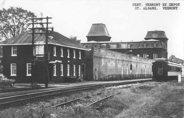 Central Vermont Railway Depot, St. Albans, Vermont