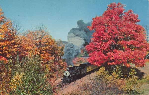 Steamtown U.S.A., Bellows Falls, Vermont - Home of Steam Trains of Yesteryear.  Live Steam Excursions - Railroad Museum.