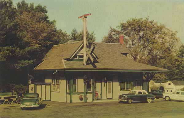Old Railroad Snack Bar, Route 13, Brookline, New Hampshire