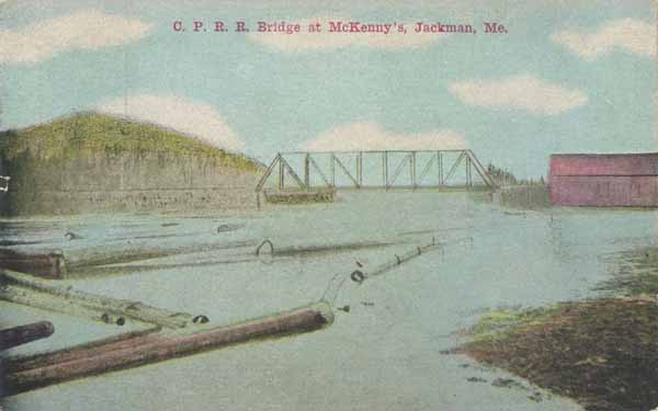 Canadian Pacific Railroad Bridge at McKenny's Jackman, Maine