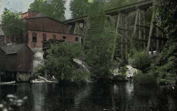 Foundry and Railroad Trestle, Franklin, New Hampshire