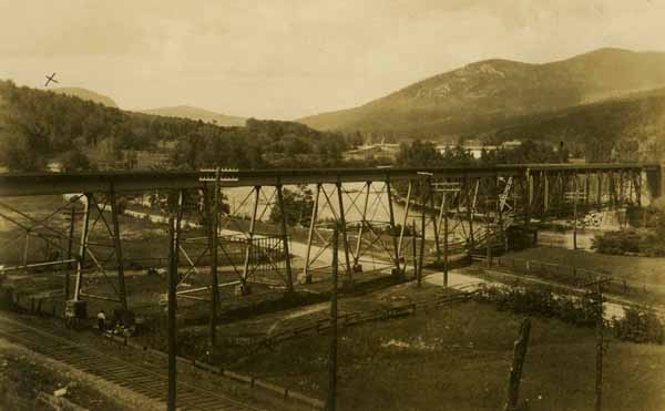 Trestle on Boston & Maine Railroad, Gorham, New Hampshire