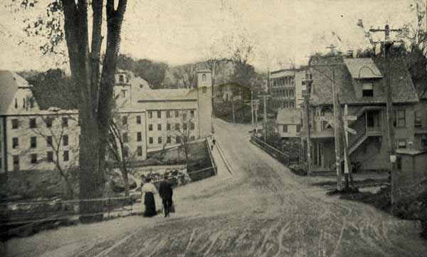 The Bridge and Hillsboro Hosiery Mills, Hillsboro, New Hampshire