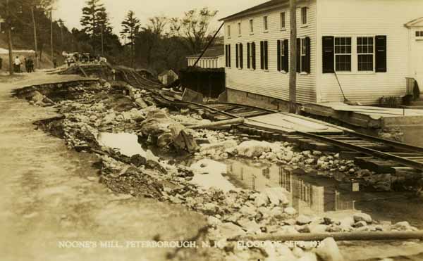 Noone's Mill, Peterborough, New Hampshire Flood of Sept. 1938