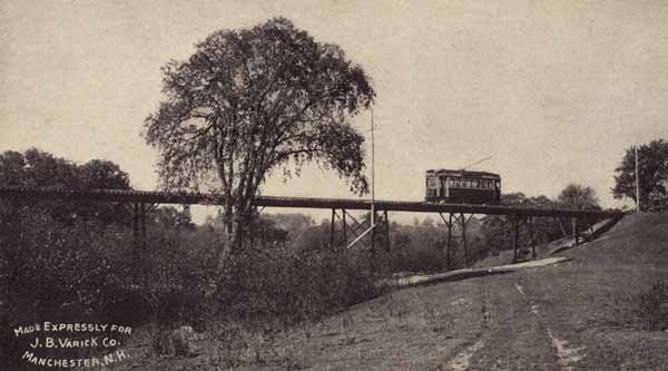 Trestle on New Electric Line - Manchester, New Hampshire to Nashua, New Hampshire