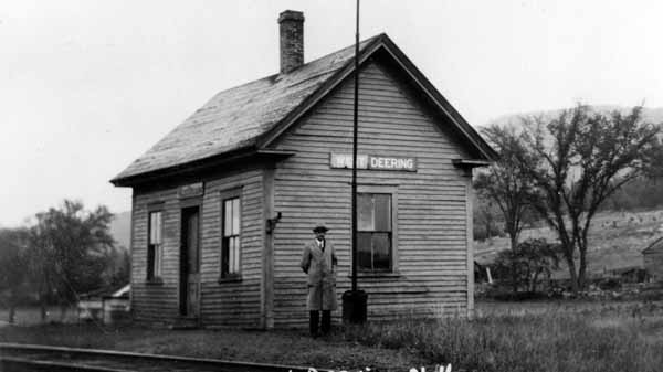 Boston & Maine Railroad station, West Deering, New Hampshire