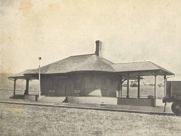 Railroad Station at North Newport, New Hampshire