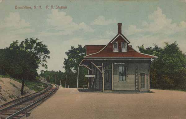 Brookline, New Hampshire. Railroad Station
