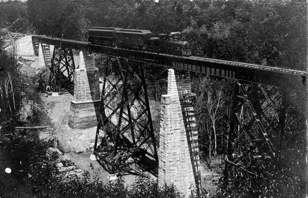 Greenville High Bridge over the Souhegan River, Greenville, New Hampshire