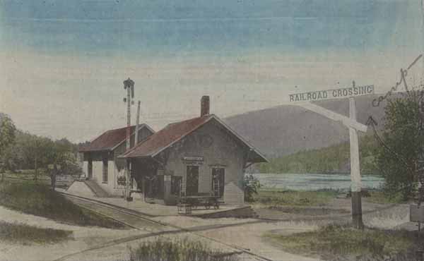 Railroad Station, Woodstock, New Hampshire