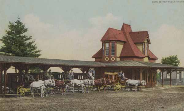 Railway Station, Bethlehem, New Hampshire, in the White Mountains
