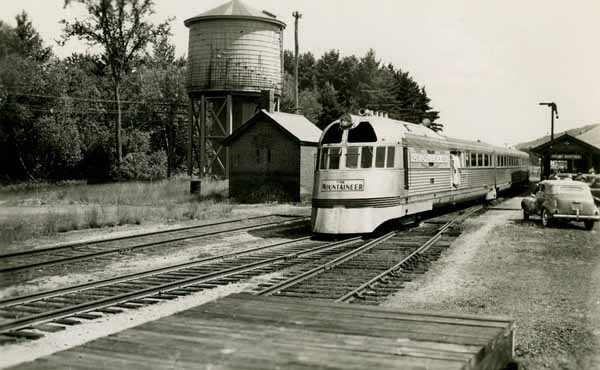 West Ossipee, New Hampshire,  Mt. Whittier Station Boston & Maine Railroad