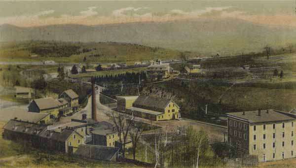 Birds Eye View of the Pike Manufacturing Company's Works, Pike, New Hampshire