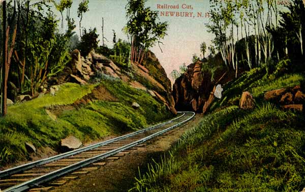 Railroad Cut, Newbury, New Hampshire