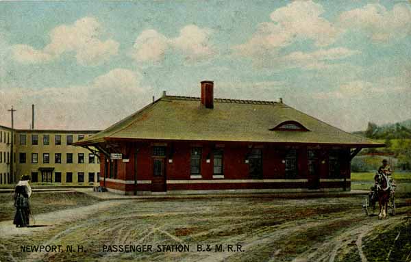 Newport, New Hampshire Passenger Station, Boston & Maine Railroad