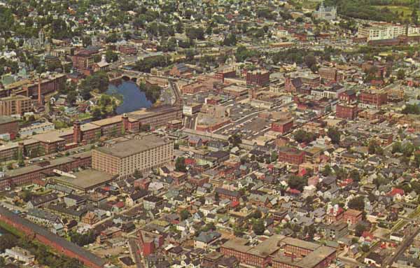 Birdseye view of Nashua, New Hampshire