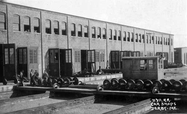 Bangor & Aroostook Railroad Car Shops, Derby, Maine