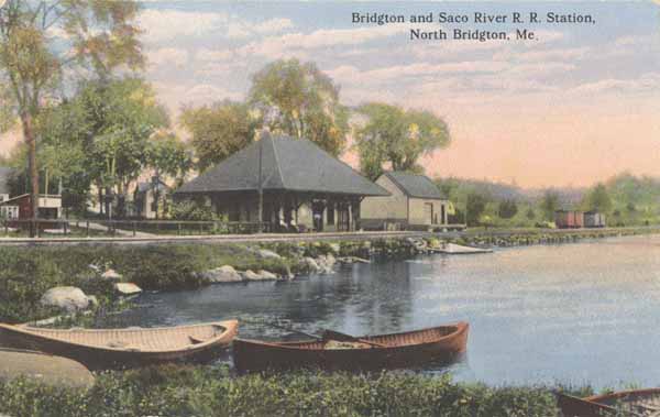 Bridgton and Saco River Railroad Station, North Bridgton, Maine