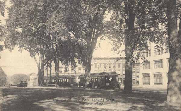 The Park, looking West, Pittsfield, Massachusetts