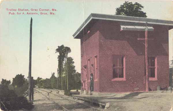 Trolley Station, Gray Corner, Maine