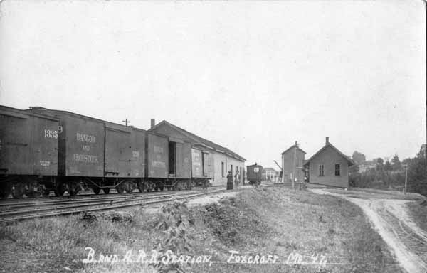 Bangor & Aroostook Railroad Station, Foxcroft, Maine