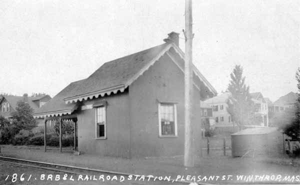 Boston, Revere Beach & Lynn Railroad Station, Pleasant Street, Winthrop, Massachusetts