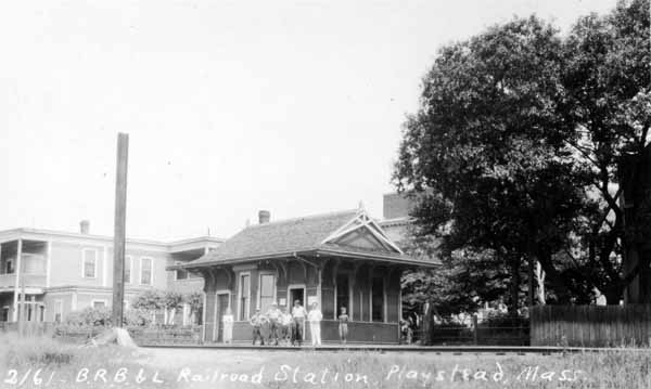 Boston, Revere Beach & Lynn Railroad Station, Playstead, Massachusetts