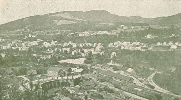 Ridlonville,---Mexico---Maine, from Portland & Rumford Falls Railway, Rumford Falls